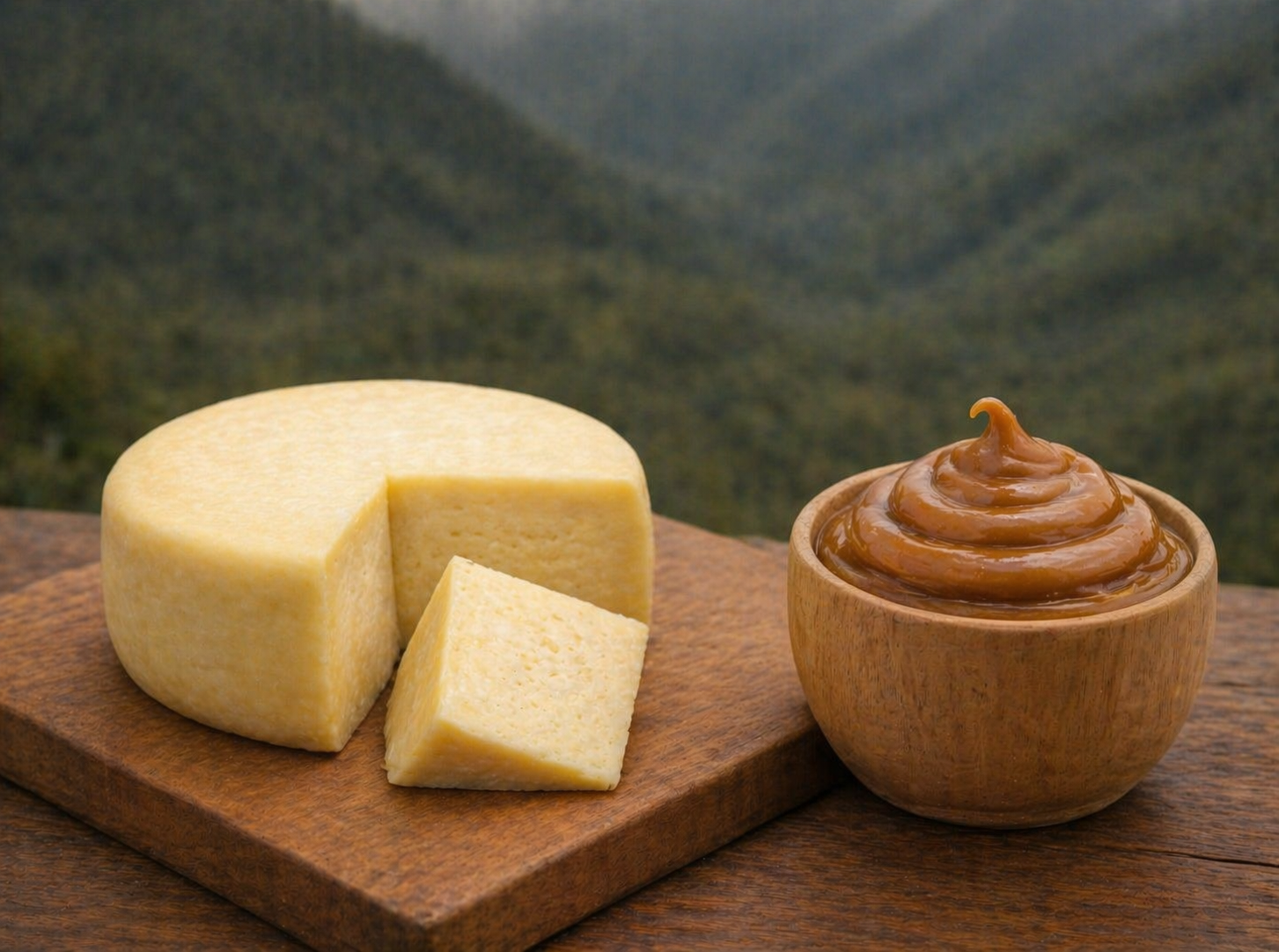 Queijos e doces artesanais da Mantiqueira